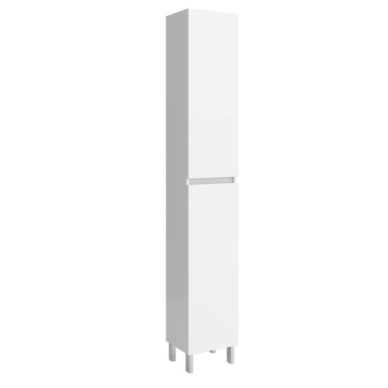 Storage Cabinets & Lockers N/A Coloana baie, salgar, infinity, pe pardoseala, alb mat, 30x24x181 cm