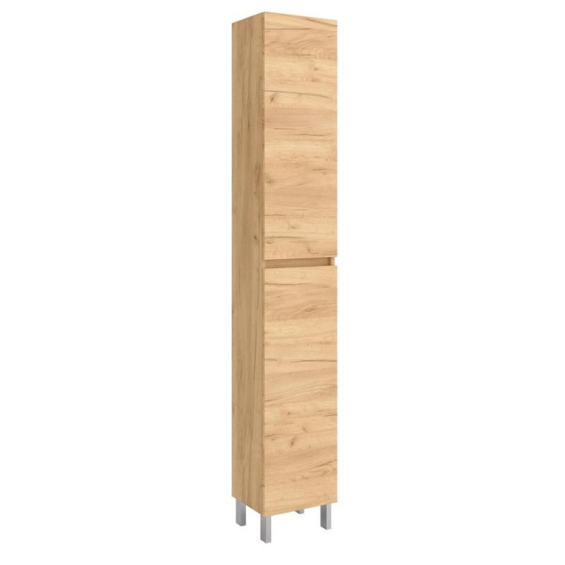 Storage Cabinets & Lockers N/A Coloana baie, salgar, infinity, pe pardoseala, africa oak, 30x24x181 cm