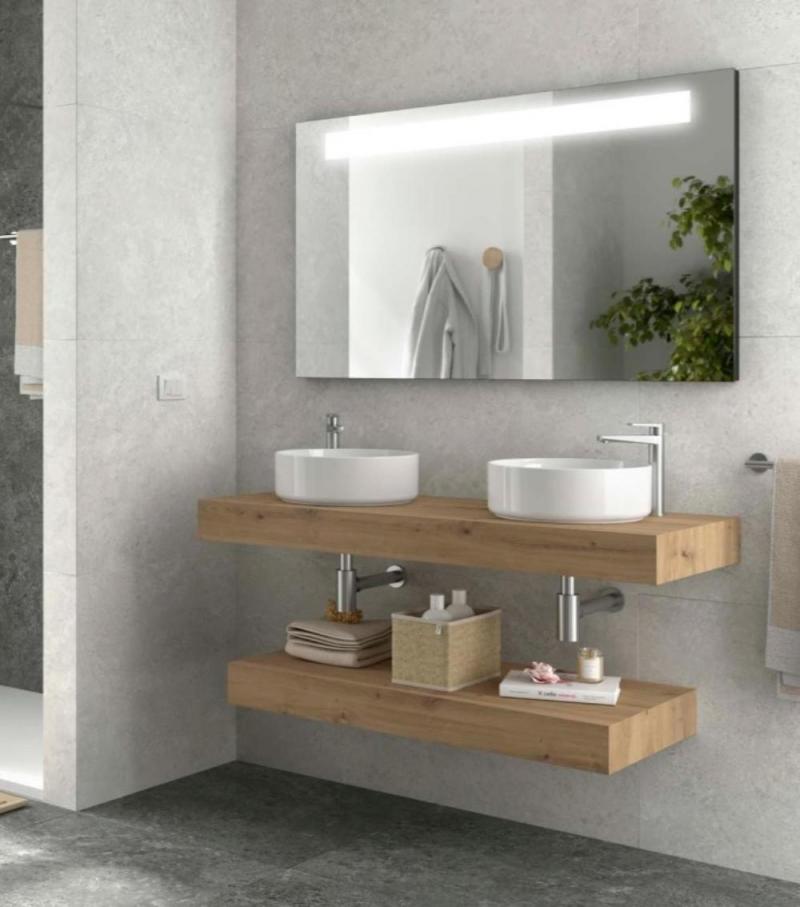 Countertops N/A Blat salgar, domus, montana oak, 121x46x10 cm