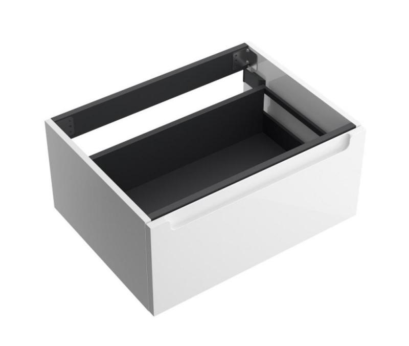 Bathroom Vanities SALGAR Mobilier pentru lavoar, salgar, monterrey, suspendat, alb mat, front mdf, 59.8x45x27 cm