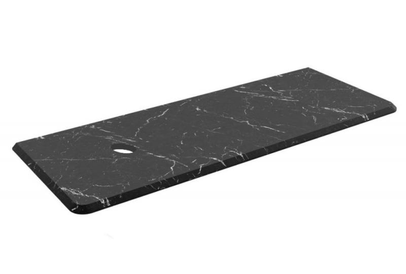 Building Materials Blat uniiq 80 cm, marmura neagra