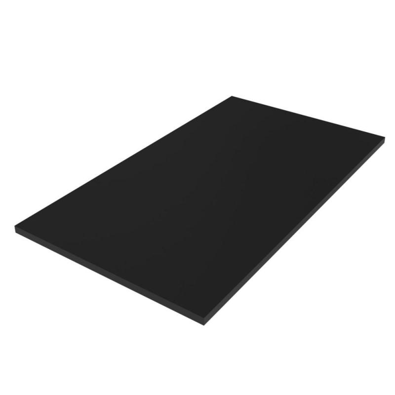 Countertops N/A Blat mobilier, salgar, negru mat 100x46x1.6cm