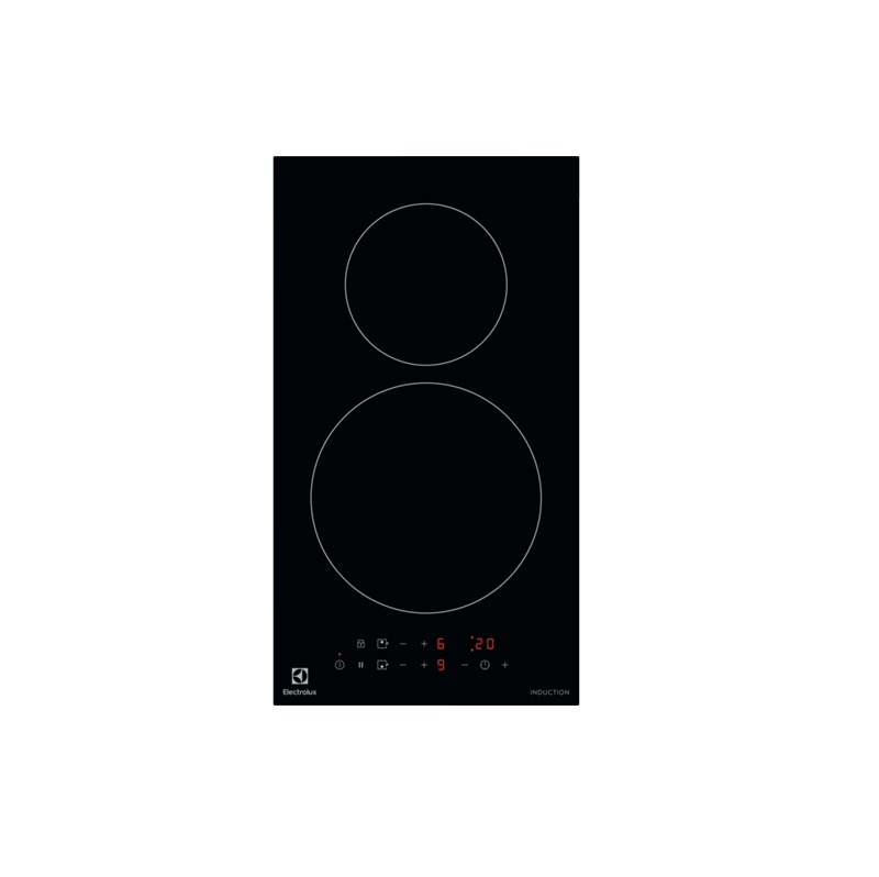 Cooktops ELECTROLUX Plita incorporabila, electrolux, domino lit30230c, inductie, 2 zone de gatit, 29 cm, control touch, negru