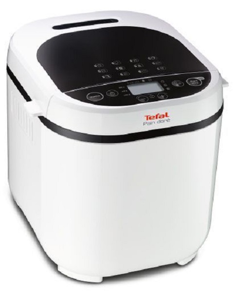 Masina de paine, Tefal, Pain Dor PF210138, 1000 g, 12 programe, 3 niveluri de rumenire, 700 W, alb