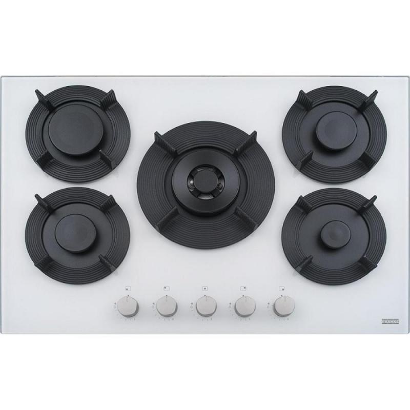 Plita incorporabila Franke Maris Free FHMF 755 4G DC C Gaz,5 arzatoare,75 cm,Alb