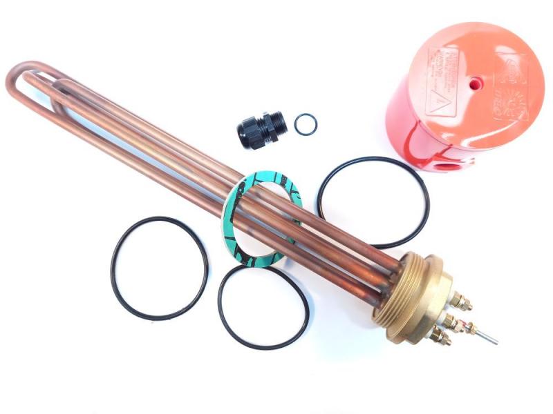 ARBO Rezistenta trifazata, arbo, 4000w, tip filet 2 , lungime 380mm, pentru boiler