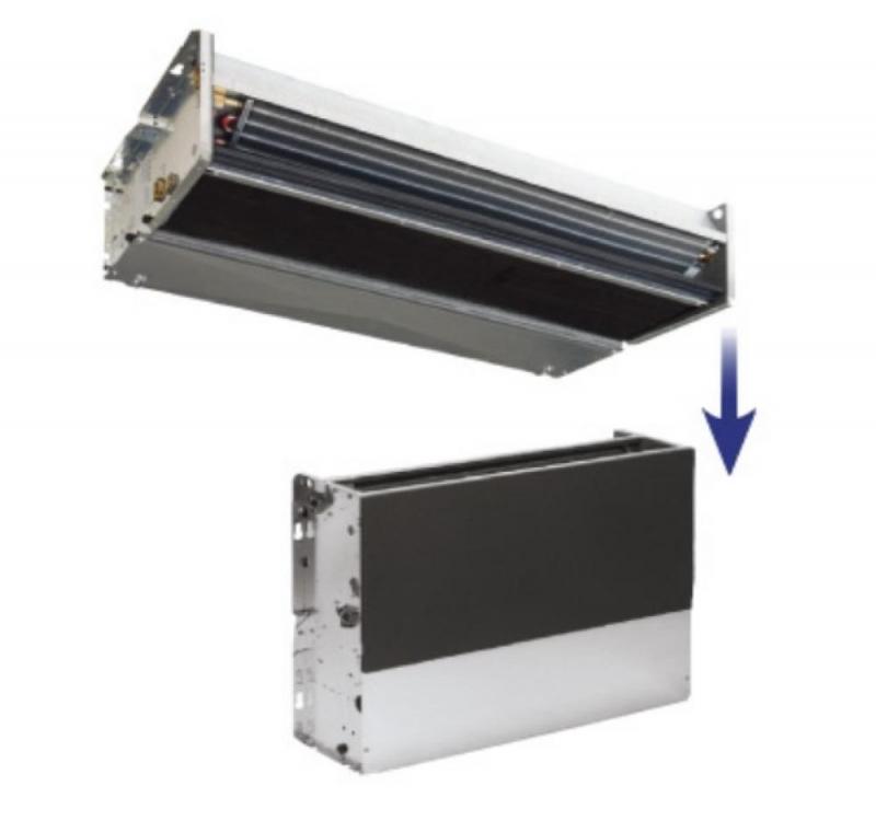 izolatie pardoseala RHOSS Ventiloconvector necarcasat de pardoseala/tavan rhoss, yardy ev3, ixp48 2t 4.76 kw/4.89 kw