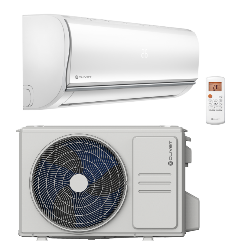 Aer conditionat, Clivet, Nativ, monosplit, inverter, 24000 BTU, R32, wi-fi ready