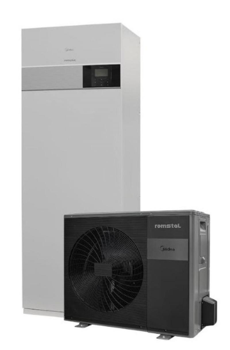 Pool & Spa ROMSTAL Pompa de caldura aer-apa, romstal ecoheat by midea, hidrotank 190l, incalzire/racire, 6 kw, 230v, eh3