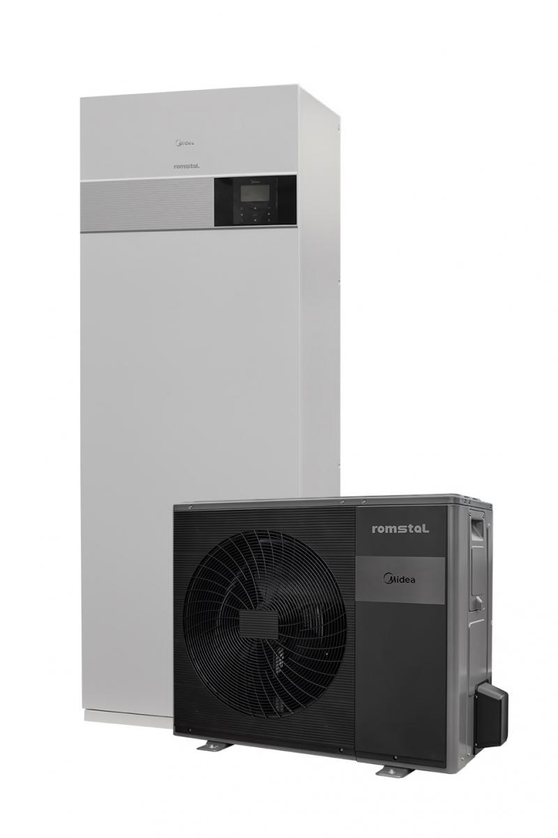 Pool & Spa Accessories ROMSTAL Pompa de caldura aer-apa, romstal ecoheat by midea, hidrotank 190l, incalzire/racire, 10 kw, 230v, eh3