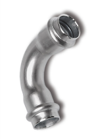 Cot, otel inox, 90 grade, sertizare, Nirotherm, FF, Sanha, D.42