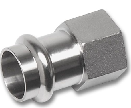 Adaptor otel inox, sertizare, Nirotherm, Sanha, F, D.28mmX1''FI