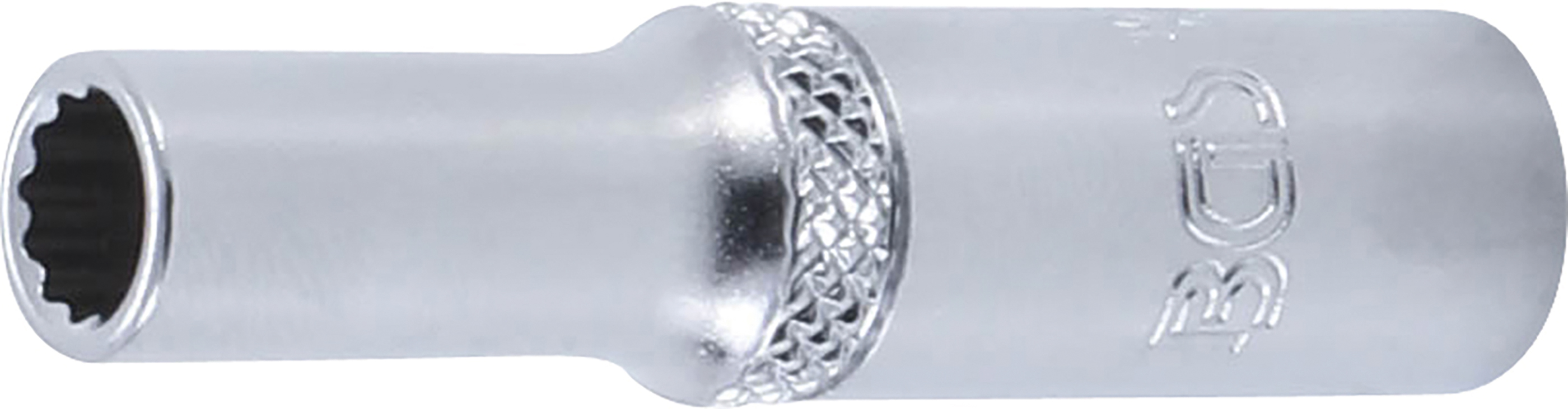 BGS 10706 Cheie tubulară 6 mm in 12 colțuri, lungă cu antrenare 6,3 mm (1/4")mm