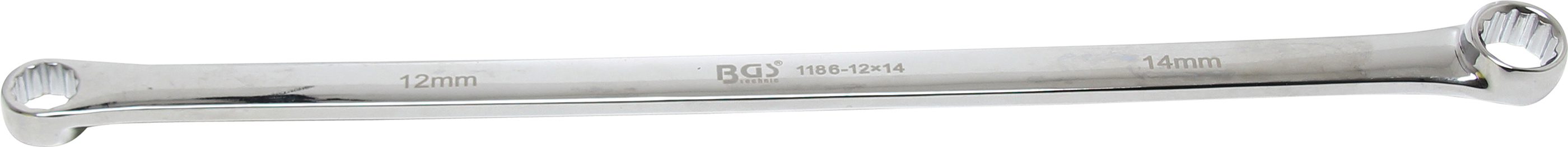 BGS 1186-12X14 Cheie inelara dreapta 12x14 mm, lungime 330 mm
