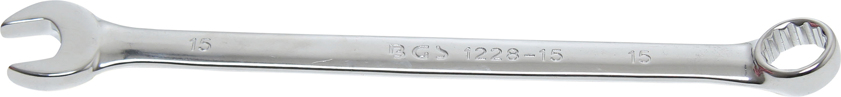 BGS 1228-15 Cheie combinată extra lungă, 15 mm
