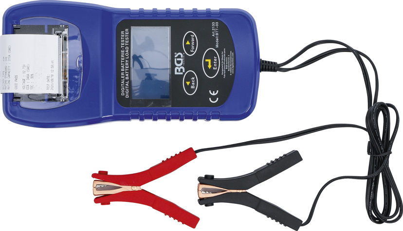 BGS 2133 Tester digital pentru baterie şi gestionare sistem de încărcare,  imprimantă