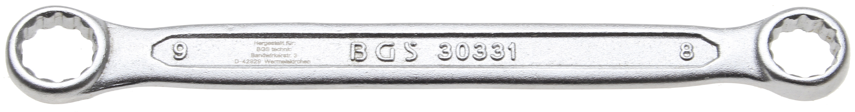 BGS 30331 Cheie inelara 8x9 mm