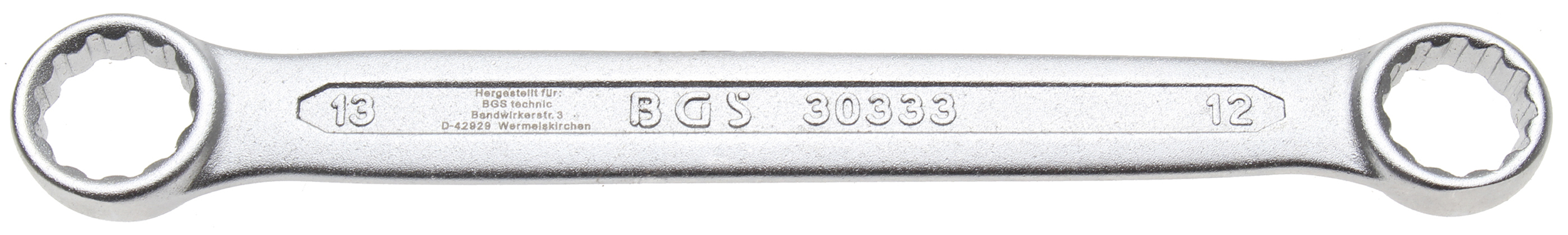 BGS 30333 Cheie inelara, extra plata, 12 x 13 mm