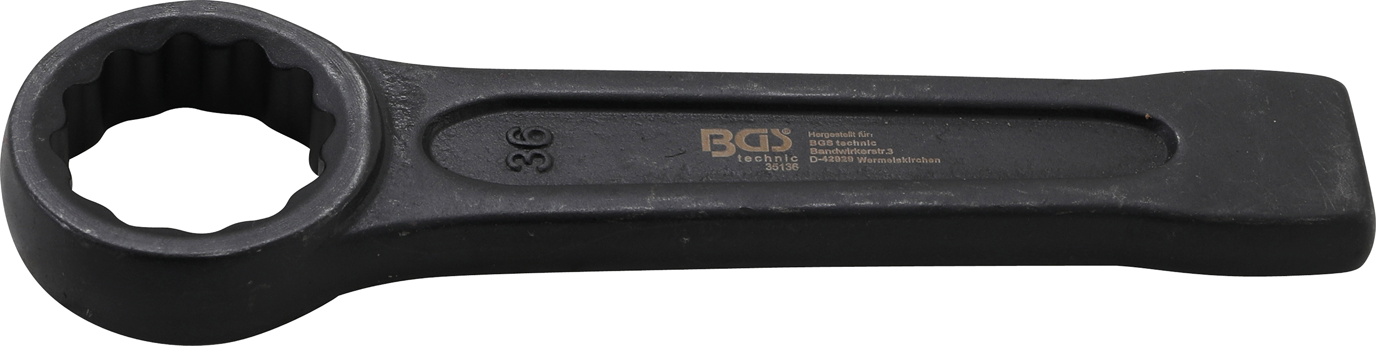 BGS 35136 Cheie inelară cu impact | 36 mm