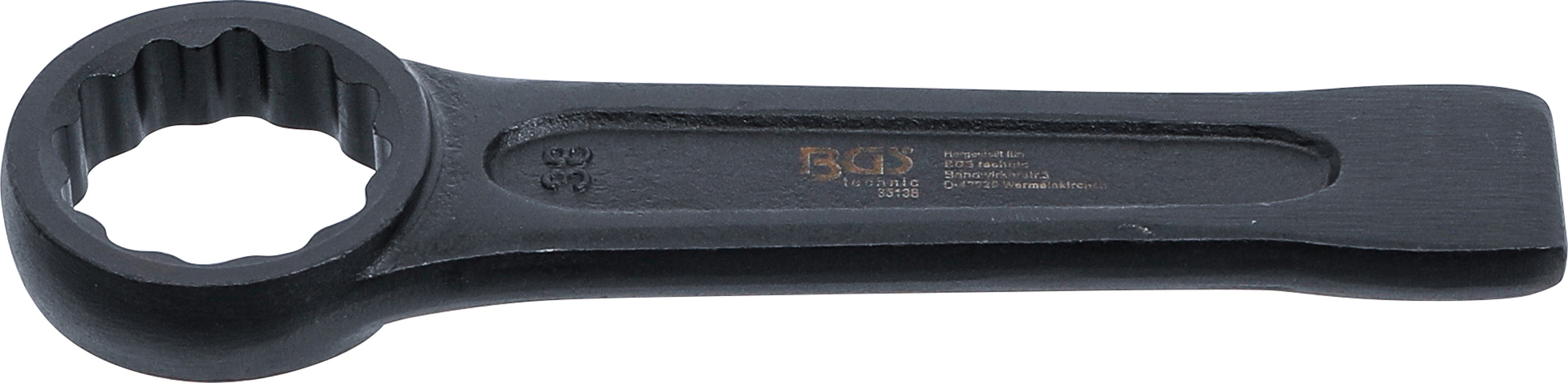 BGS 35138 Cheie inelară cu impact | 38 mm