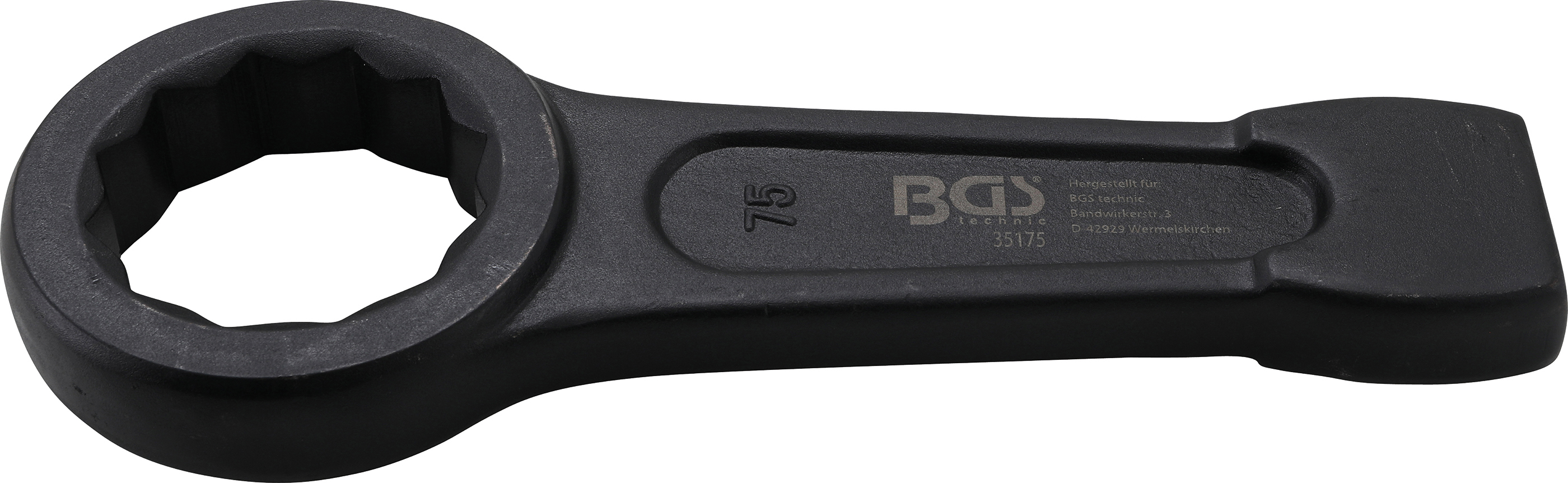 BGS 35175 Cheie inelară cu impact | 75 mm