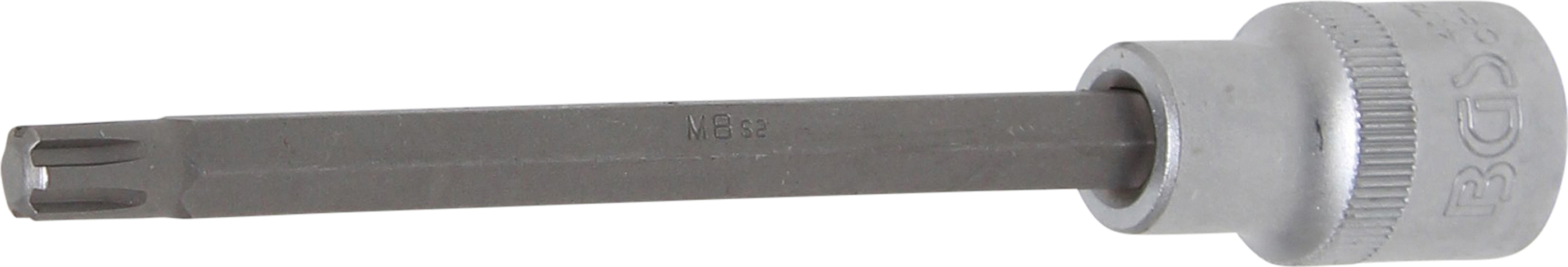 BGS 4173 Bit Ribe M8, lungime 140mm, antrenare cu tubulara 1/2"