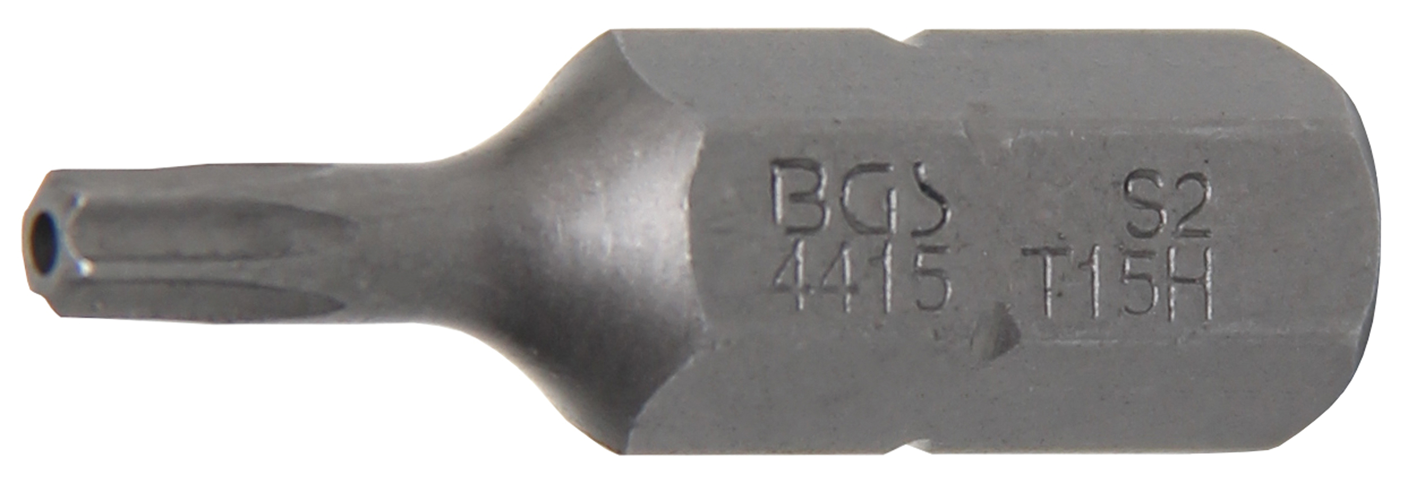 BGS 4415 Bit Torx T15 cu gaura de securizare, lungime 30 mm, antrenare 5/16"