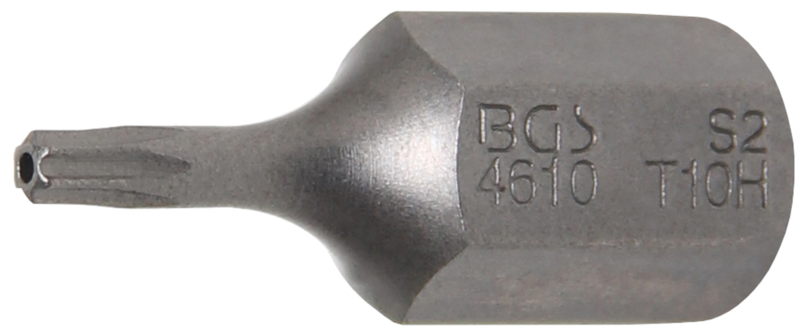 BGS 4610 Bit Torx T10 cu gaura de securizare, lungime 30mm, antrenare 10mm(3/8")