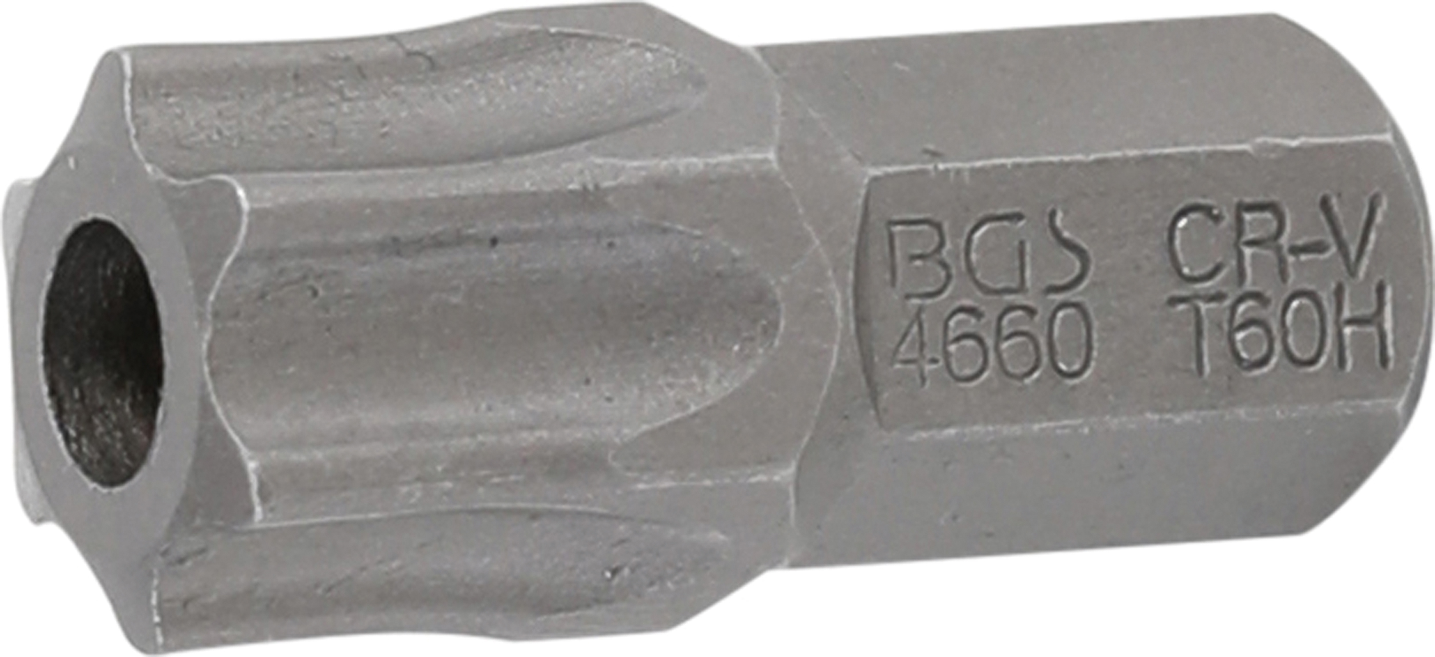 BGS 4660 Bit Torx T60 cu gaura de securizare, lungime 30mm, antrenare 10mm(3/8")