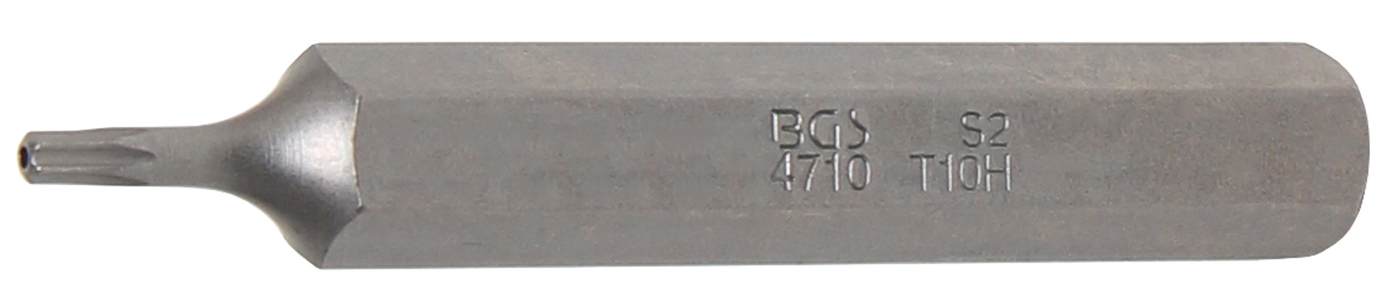 BGS 4710 Bit Torx T10 cu gaura de securizare, lungime 75mm, antrenare 10mm(3/8")