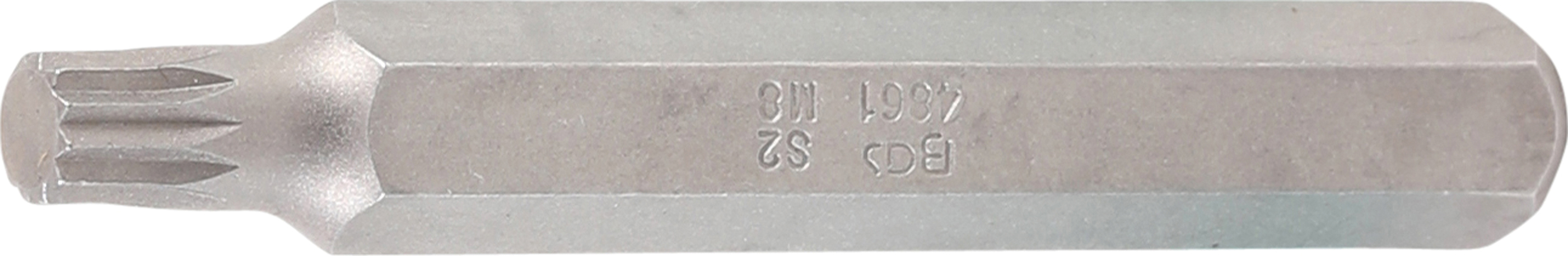 BGS 4861 Bit Spline (XZN) M8 , lungime 75mm,  antrenare 3/8"