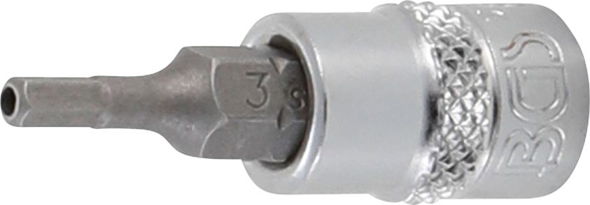 BGS 5156-3 Bit Inbus 3 mm cu gaura pe tubulara 1/4" (6,3 mm)