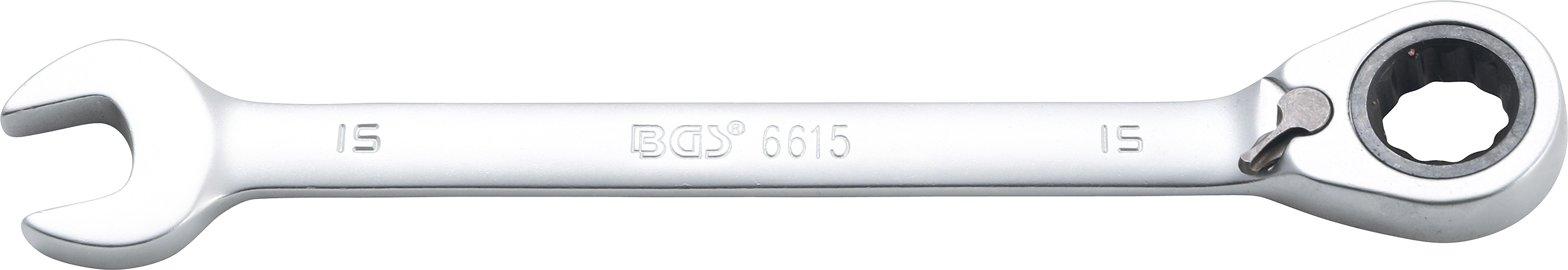 BGS 6615 Cheie combinata cu clichet 15 mm