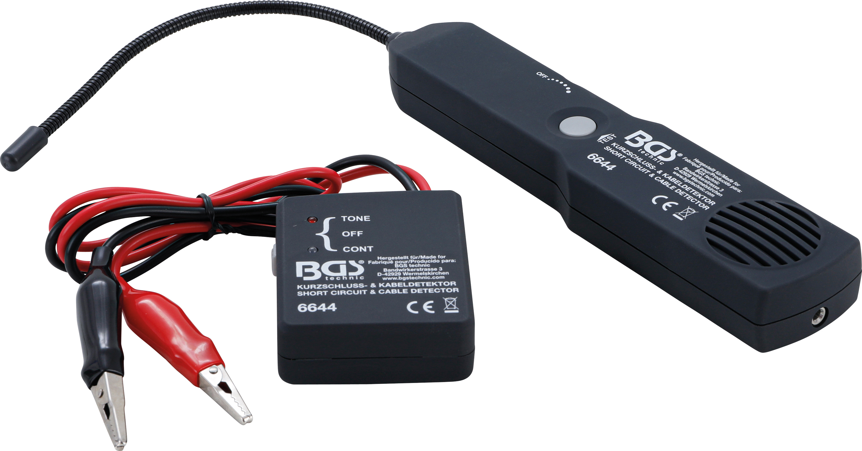 BGS 6644 Detector de verificare cabluri,  scurtcircuit