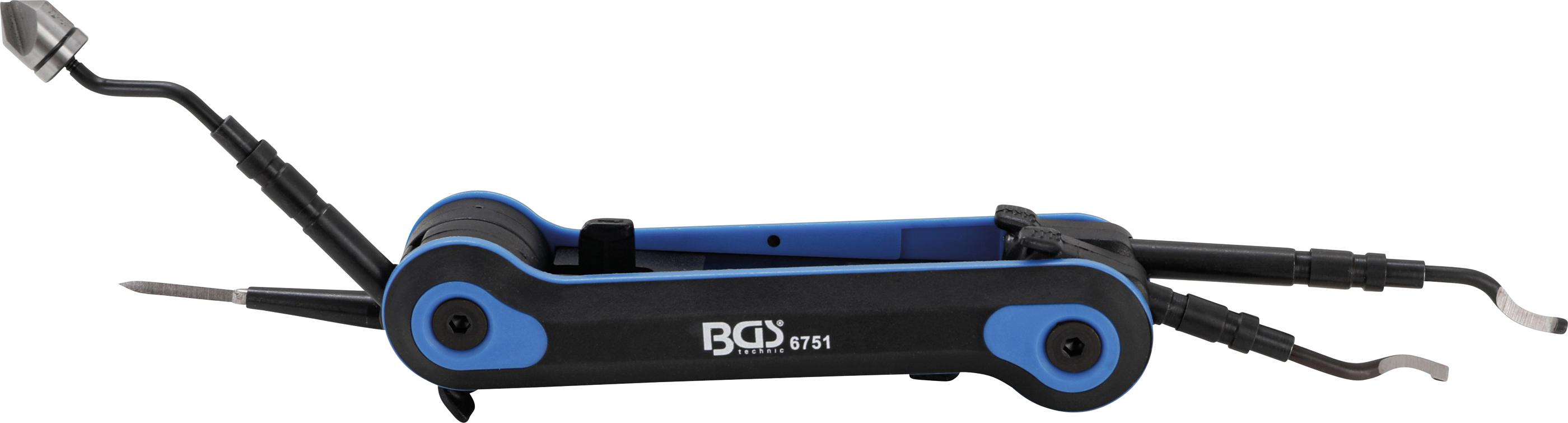 BGS 6751 Instrument pentru debavurat cu lame de la 1 până la 10,4 mm