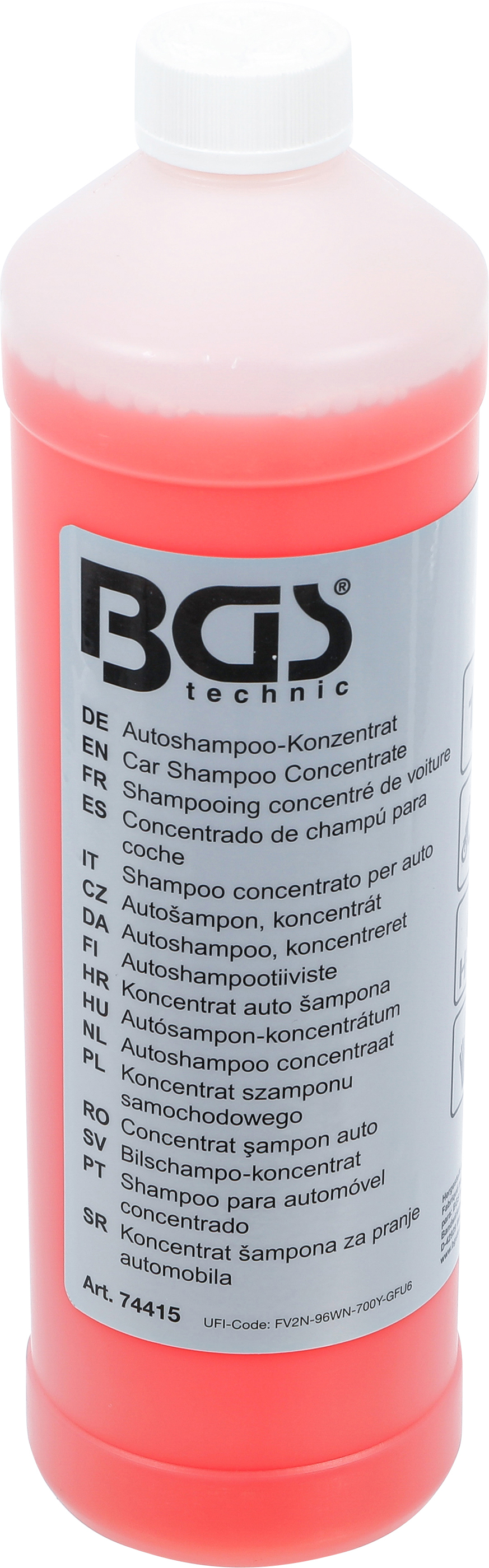 BGS 74415 Sampon concentrat pentru auto,  cantitate 1000 ml