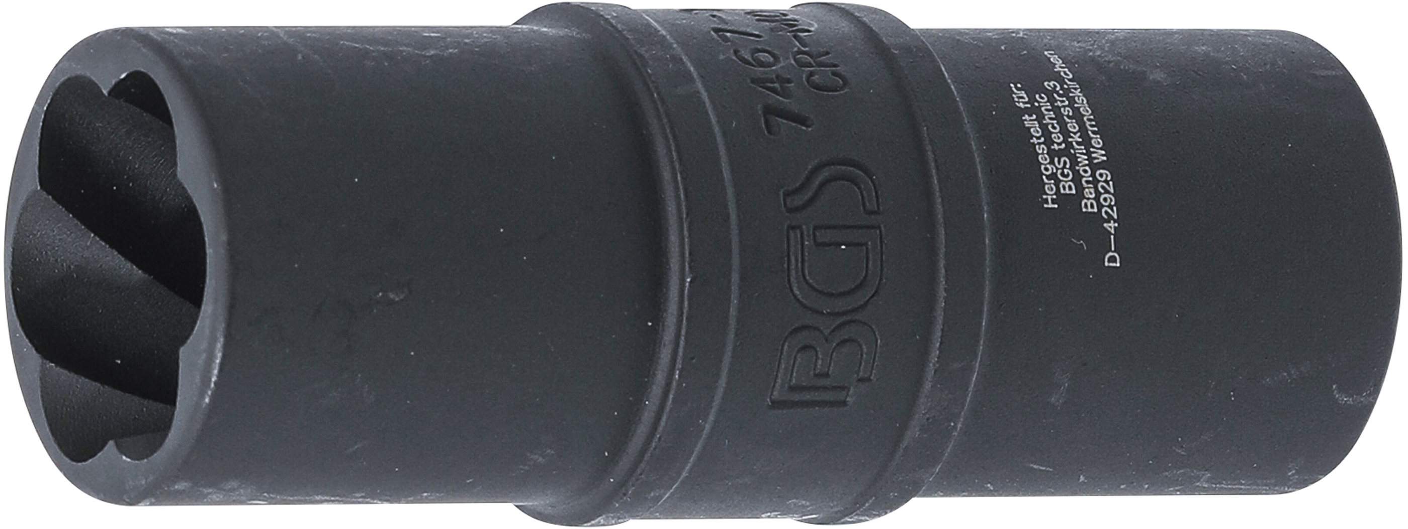 BGS 7467-19 Extractor pentru prezoane de roti deteriorate 19 mm, antrenare 12,5 mm (1/2")