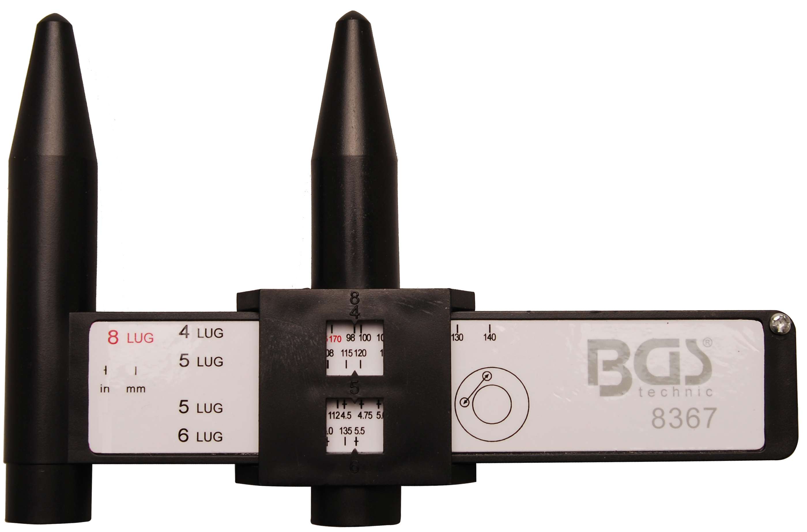 BGS 8367 Dispozitiv pentru masurat distanta dintre gauri la jante