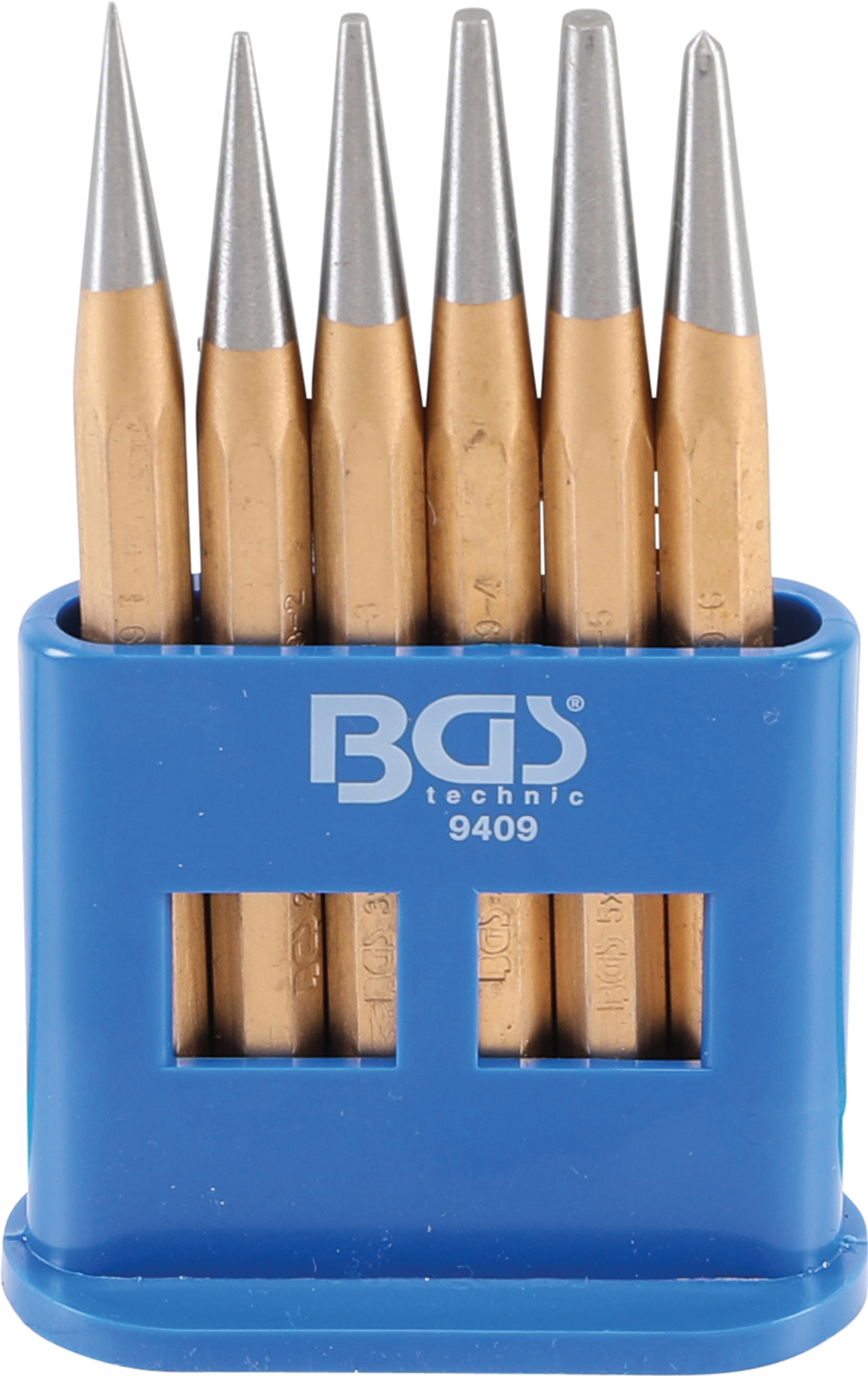 BGS 9409 Set punctatoare | 120 mm | 1 - 5 mm | 6 piese