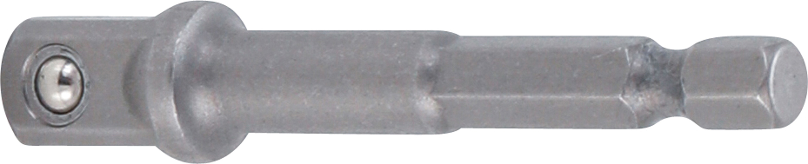 BGS 9685-2 Adaptor pentru tubulare 10 mm (3/8") pentru autofiletante, maşini de găurit, antrenare hexagon exterior 6,3 mm (1/4")