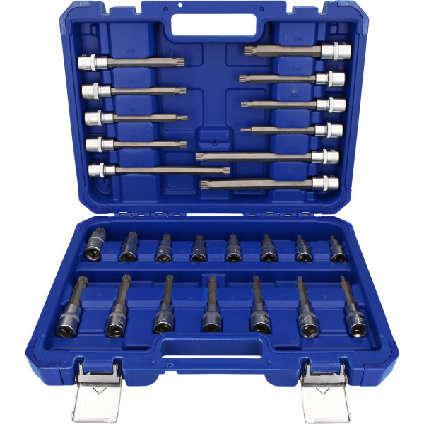 Brilliant Tools BT022026 Set de chei tubulare 1/2", 26 de piese, profil cu mulți dinți, XZN