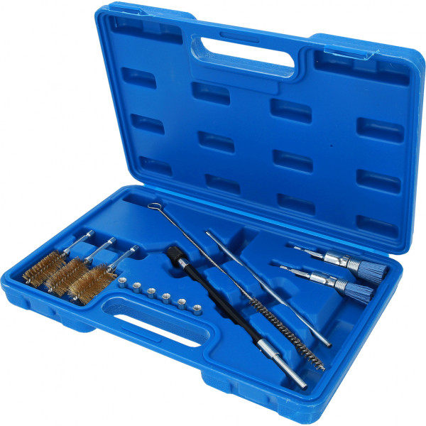 Brilliant Tools BT551380 Set de curățare și curățare cu cuvă și suport injector, 14 de piese
