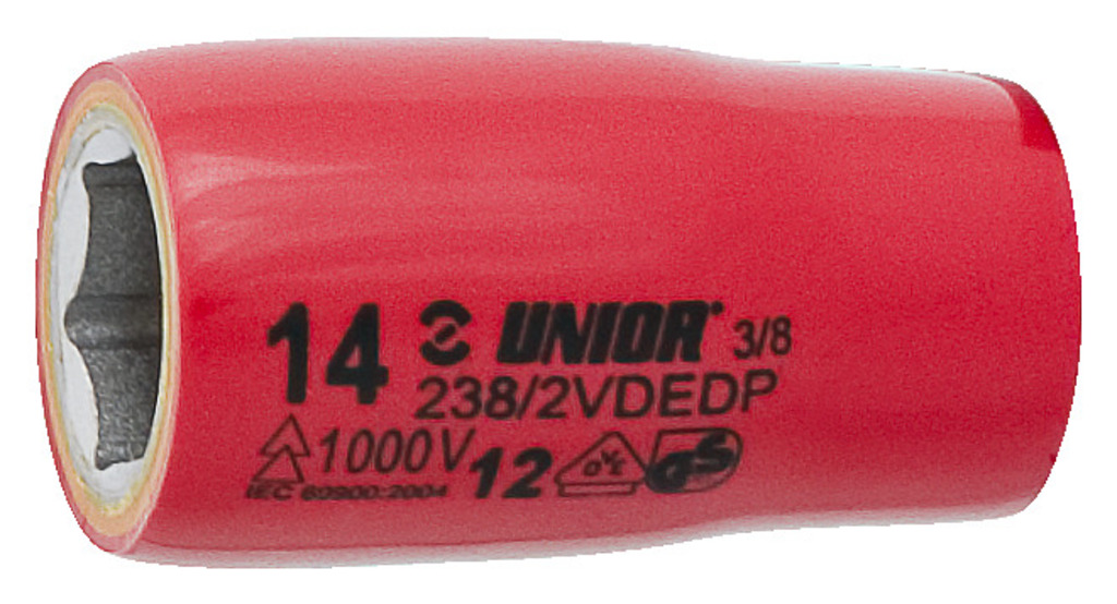 Unior 619166 Cheie tubulara 17 mm, antrenare 3/8" izolata la 1000 V