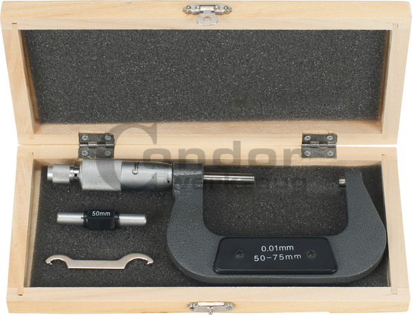 Condor 1370/3 Micrometru, 1/100 mm, interval 50-75 mm