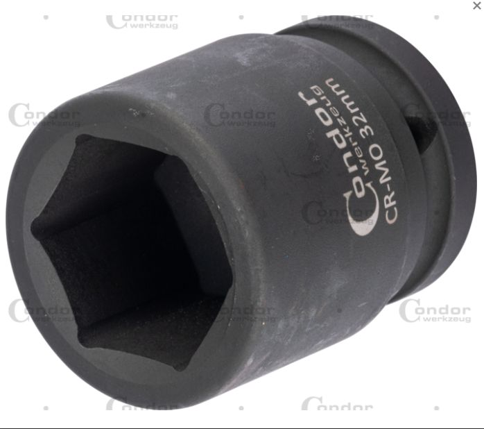 Condor 22600-K32 Tubulara de impact hexagon 32 mm, antrenare 3/4"