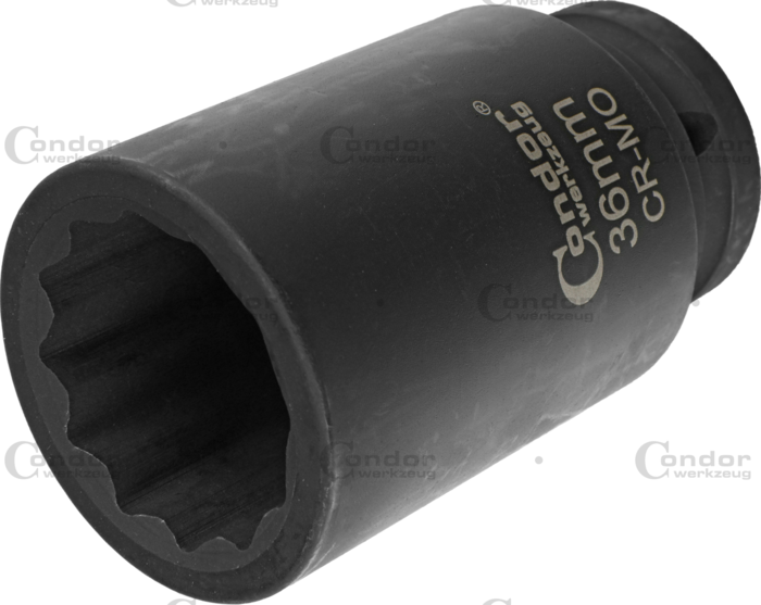 Condor Cr5208/36 Tubulara lunga de impact 36 mm in12 colturi, antrenare 34"
