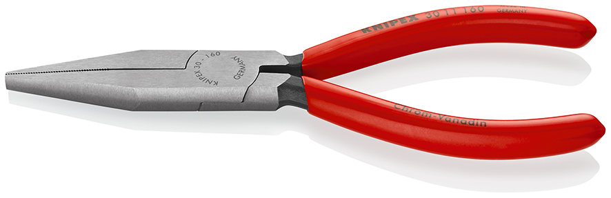 Knipex 3011160 Patent cu cioc lung, manere acoperite cu plastic, lungime 160 mm