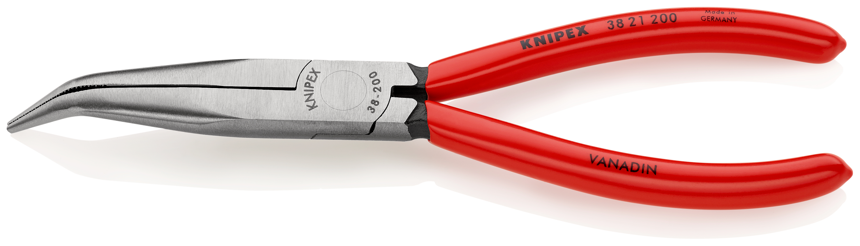 Knipex 3821200 Cleste spit cu varfuri indoite la 40°, lungime 200 mm