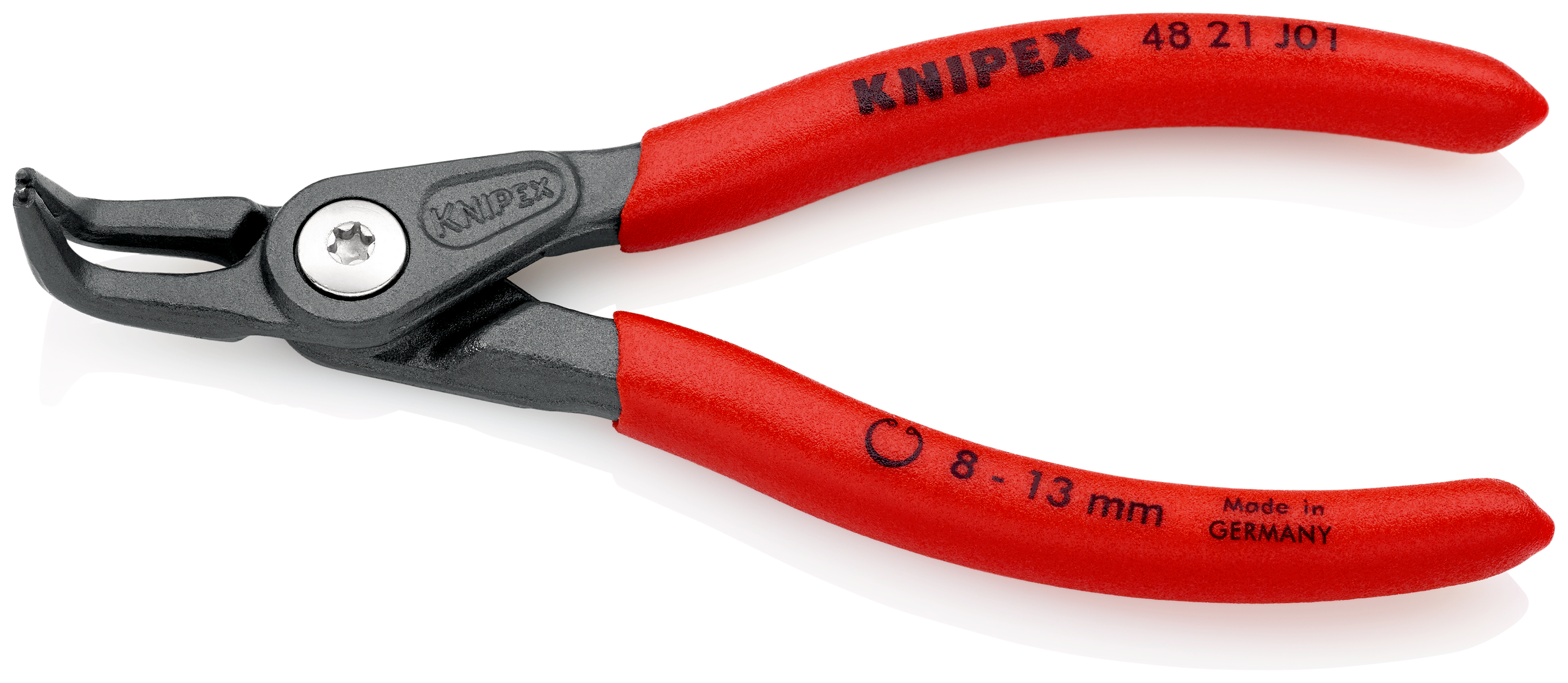 Knipex 4821J01 Cleste pentru inele de siguranta de interior, lungime 130 mm