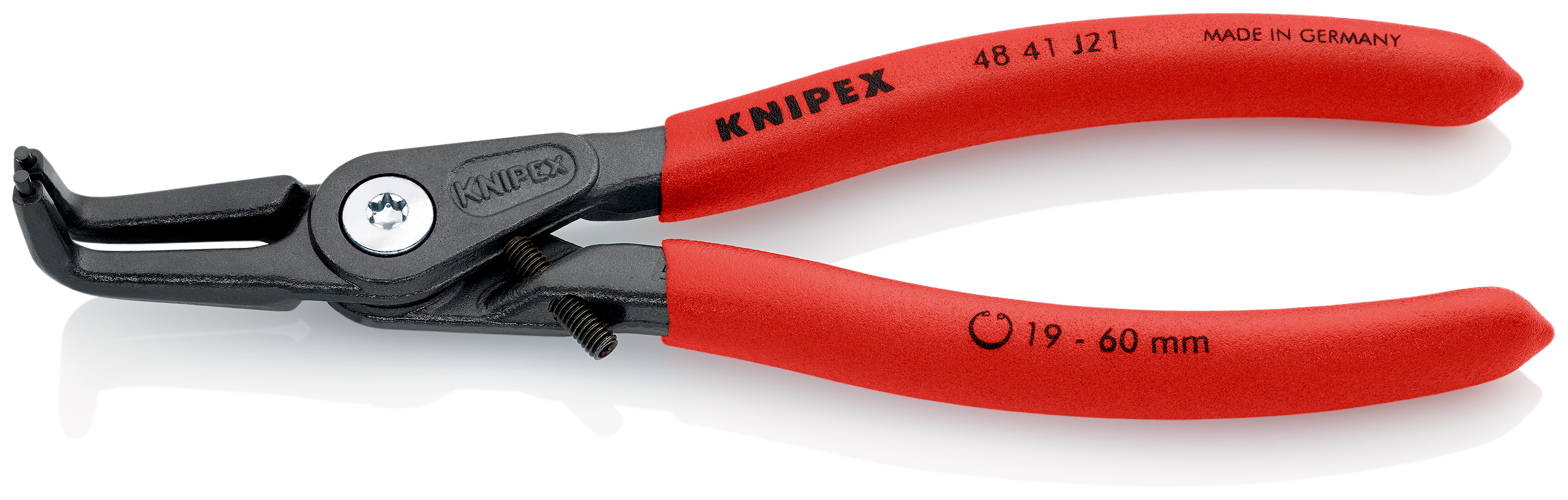 Knipex 4841J21 Cleste pentru inele de siguranta de interior, lungime 165 mm